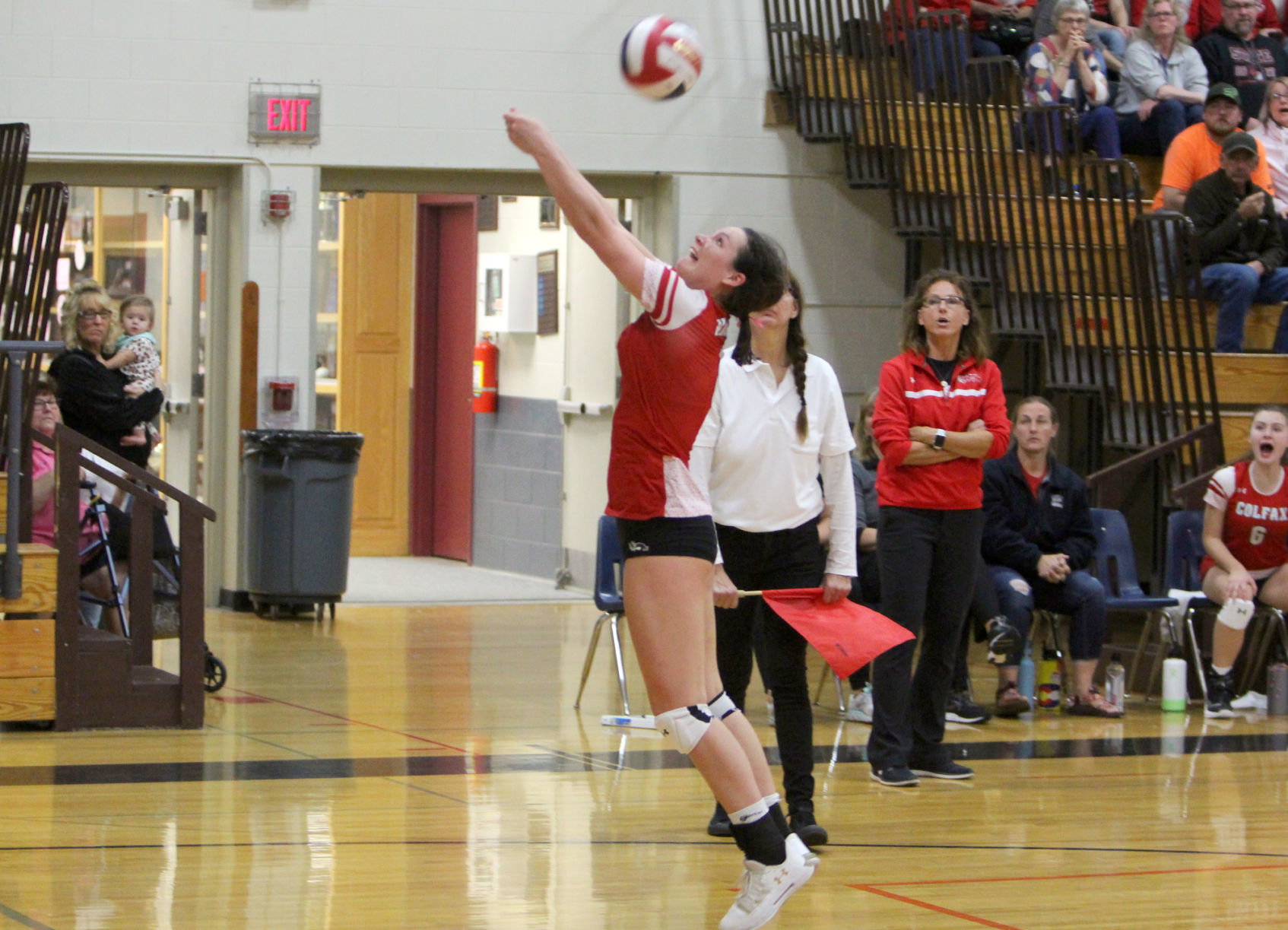 Colfax at Bloomer volleyball 10-8-19